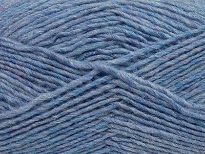 Lot of 4 x 100gr Skeins Ice Yarns MIRAGE (50% Wool) Yarn Lilac Melange