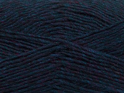 Lot of 4 x 100gr Skeins Ice Yarns MIRAGE (50% Wool) Yarn Navy Melange