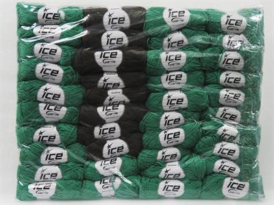 Lot of 40 Skeins Ice Yarns Violino Yarns MIXED LOT Yarn Multicolor