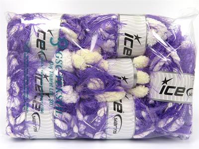 1050 gr ICE YARNS Cocoon Eyelash Yarns MIXED LOT (60% MicroFiber) Yarn Multicolor