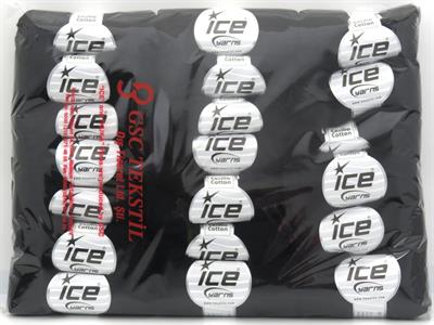 Lot of 20 Skeins Ice Yarns Cecilia Cotton Yarns MIXED LOT (100% Mercerised Cotton) Yarn Multicolor