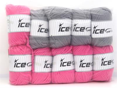 1200 gr ICE YARNS Pure Wool XL Yarns MIXED LOT (100% Wool) Yarn Multicolor