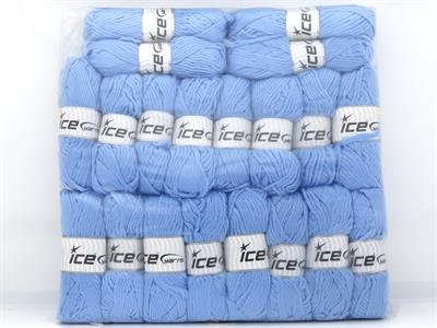 Lot of 20 x 100gr Skeins Ice Yarns Acrylic Bulky Yarns MIXED LOT Yarn Multicolor