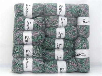 2000 gr ICE YARNS Winter Yarns MIXED LOT (20% Wool) Yarn Multicolor