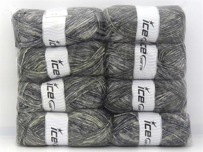 1200 gr ICE YARNS Winter Yarns MIXED LOT (20% Wool) Yarn Multicolor