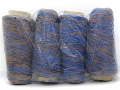 1000 gr ICE YARNS Ribbon Chain Cone MIXED LOT Hand Knitting Yarn Multicolor