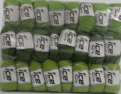 Lot of 24 Skeins Ice Yarns Plain Yarns MIXED LOT Hand Knitting Yarn Multicolor