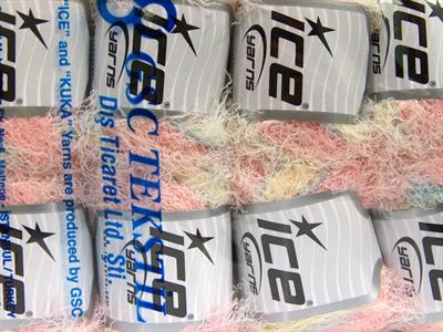 8x50gr. MODENA VISCOSE Yün, Viskon Pembe tonları, Açık Sarı, Bebe Mavisi Yumoş, Sakallı, Kışlık, Yün, Viskon, Yazlık İplikler, Batik Desenli, Kalın