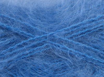 Lot of 4 x 100gr Skeins Ice Yarns MOHAIR CLASSIC (30% Mohair 25% Wool) Yarn Bluish Lilac