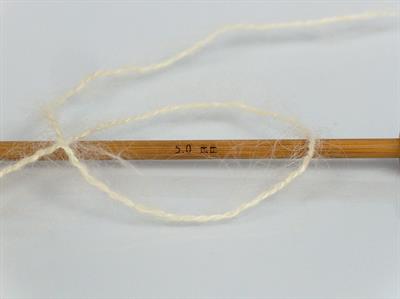Lot of 4 x 100gr Skeins Ice Yarns MOHAIR CLASSIC (30% Mohair 25% Wool) Yarn Cream