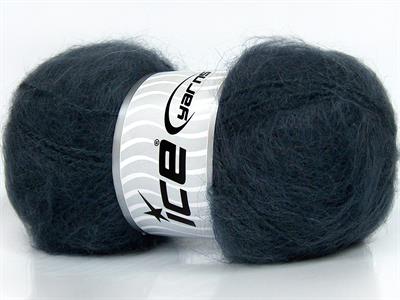 Lot of 4 x 100gr Skeins Ice Yarns MOHAIR CLASSIC (30% Mohair 25% Wool) Yarn Grey