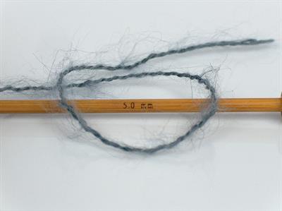 Lot of 4 x 100gr Skeins Ice Yarns MOHAIR CLASSIC (30% Mohair 25% Wool) Yarn Light Grey