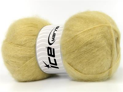 4x100gr. MOHAIR PASTEL Tiftik, Yün, Premium Akrilik Koyu Krem Kışlık, Tiftik, Batik Desenli