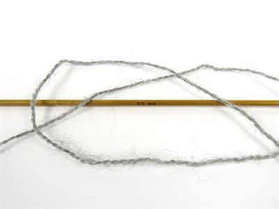 Lot of 4 x 100gr Skeins Ice Yarns MOHAIR PASTEL (10% Mohair 15% Wool) Yarn Grey