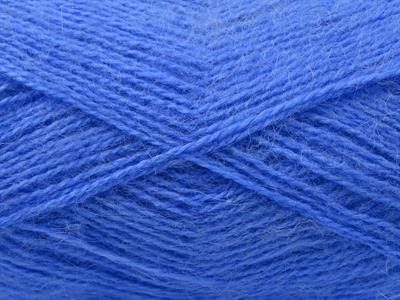 4x100gr. MOHAIR PASTEL Tiftik, Yün, Premium Akrilik Açık Mavi Kışlık, Tiftik, Batik Desenli