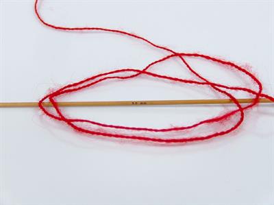 Lot of 4 x 100gr Skeins Ice Yarns MOHAIR PASTEL (10% Mohair 15% Wool) Yarn Bright Red