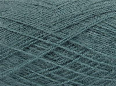 Lot of 4 x 100gr Skeins Ice Yarns MOHAIR PASTEL (10% Mohair 15% Wool) Yarn SlateGrey