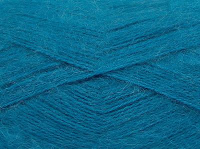 Lot of 4 x 100gr Skeins Ice Yarns MOHAIR PASTEL (10% Mohair 15% Wool) Yarn Turquoise