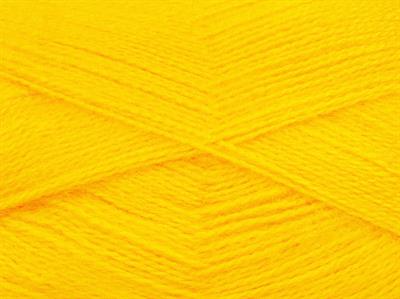Lot of 4 x 100gr Skeins Ice Yarns MOHAIR PASTEL (10% Mohair 15% Wool) Yarn Yellow