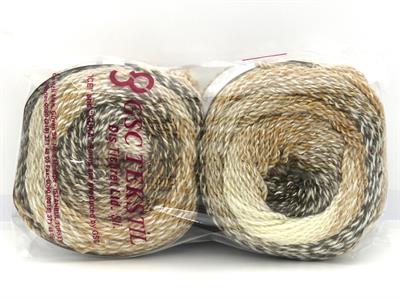 2x200gr. MOSAIC COTTON Pamuk, Akrilik Krem, Kahverengi Tonları Yazlık İplikler, Pamuk, Düz iplikler, Batik Desenli, Worsted, Akrilik