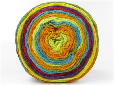 Lot of 2 x 150gr Skeins Ice Yarns MUFFINS Yarn Yellow Purple Red Turquoise Green Burgundy