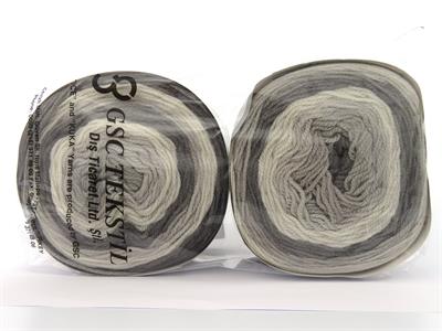 Lot of 2 x 150gr Skeins Ice Yarns MUFFINS Hand Knitting Yarn Grey Shades