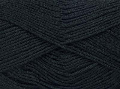 4x100gr. MY BABY  Siyah Kışlık, Düz iplikler, Worsted, 100% Akrilik , Anti-Pilling