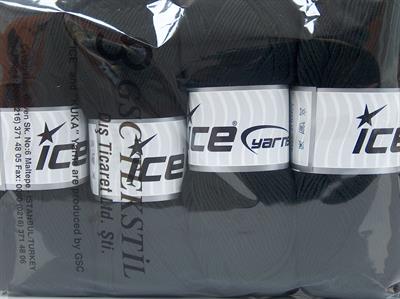 4x100gr. MY BABY  Siyah Kışlık, Düz iplikler, Worsted, 100% Akrilik , Anti-Pilling