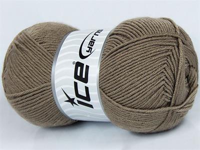 4x100gr. MY BABY  Koyu Deve Tüyü Kışlık, Düz iplikler, Worsted, 100% Akrilik , Anti-Pilling