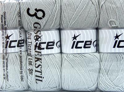 4x100gr. MY BABY  Açık Gri Kışlık, Düz iplikler, Worsted, 100% Akrilik , Anti-Pilling