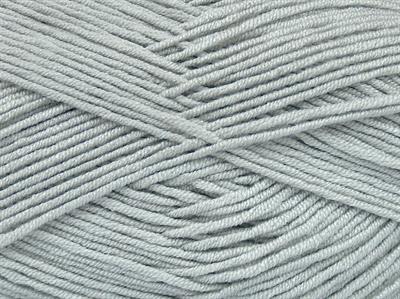 4x100gr. MY BABY  Açık Gri Kışlık, Düz iplikler, Worsted, 100% Akrilik , Anti-Pilling