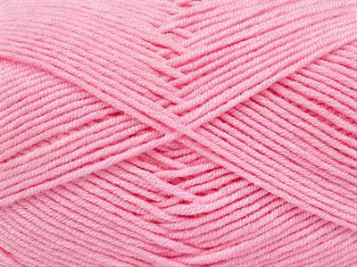 4x100gr. MY BABY  Pembe Kışlık, Düz iplikler, Worsted, 100% Akrilik , Anti-Pilling