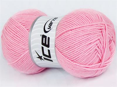 4x100gr. MY BABY  Pembe Kışlık, Düz iplikler, Worsted, 100% Akrilik , Anti-Pilling