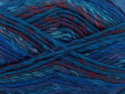4x100gr. MYSTIQUE Yün, Akrilik Mavi, Mor, Bordo, lacivert Kışlık, Yün, Batik Desenli, Kalın