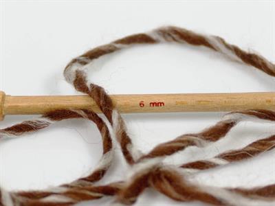 4x100gr. MYSTIQUE Yün, Akrilik Kahverengi Tonları Kışlık, Yün, Batik Desenli, Kalın