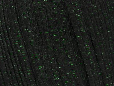 6x50gr. NAMASTE GLITZ Metalik Simli Yeşil, Siyah Şerit, Yazlık İplikler, Batik Desenli, Kalın