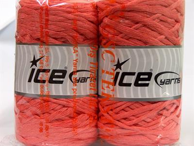 2x200gr. NATURAL COTTON CHUNKY Pamuk Açık Somon Yazlık İplikler, Pamuk, %100 Pamuk, Kalın