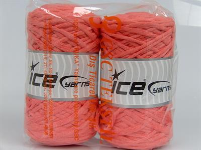 2x200gr. NATURAL COTTON CHUNKY Pamuk Somon Yazlık İplikler, Pamuk, %100 Pamuk, Kalın