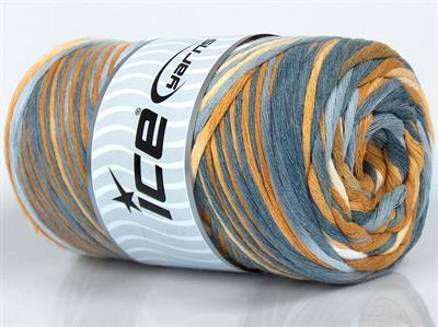 1x250gr. NATURAL COTTON COLOR 3MM Pamuk Açık Kahve, Krem Tonları, Gri Tonları Yazlık İplikler, Pamuk, Batik Desenli, Kalın