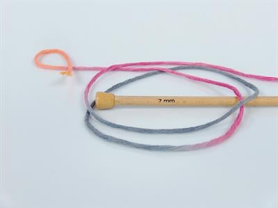 1x250gr. NATURAL COTTON COLOR 3MM Pamuk Pembe, Turuncu, Sarı, Açık Gri Yazlık İplikler, Pamuk, Batik Desenli, Kalın