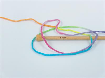 1x250gr. NATURAL COTTON COLOR 3MM Pamuk Gökkuşağı Yazlık İplikler, Pamuk, Batik Desenli, Kalın