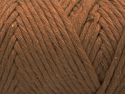 1x250gr. NATURAL COTTON JUMBO Pamuk Açık Kahve Yazlık İplikler, Pamuk, Çok Kalın, %100 Pamuk