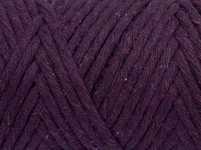 1x250gr. NATURAL COTTON JUMBO Pamuk Mor Yazlık İplikler, Pamuk, Çok Kalın, %100 Pamuk