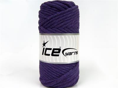 1x250gr. NATURAL COTTON JUMBO Pamuk Mor Yazlık İplikler, Pamuk, Çok Kalın, %100 Pamuk