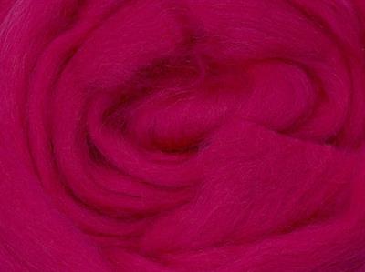 Needle Felting Wool Dark Fuchsia