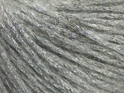 8x50gr. NIGHT STAR Viskon, Yün, Akrilik, Metalik Simli Gümüş, Açık Gri Metalik Simli, Kışlık, Yün, Viskon, Zincir