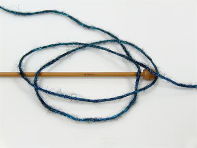 8x50gr. NIGHT STAR Viskon, Yün, Akrilik, Metalik Simli Siyah, Turkuaz Metalik Simli, Kışlık, Yün, Viskon, Zincir