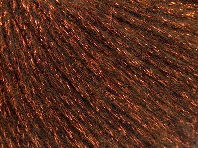 8x50gr. NIGHT STAR Viskon, Yün, Akrilik, Metalik Simli Bakır Metalik Simli, Kışlık, Yün, Viskon, Zincir