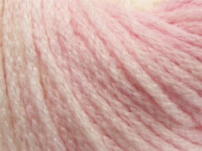 Lot of 4 x 100gr Skeins Ice Yarns NORDIC (23% Wool) Yarn Light Pink White
