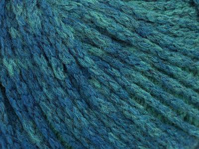 Lot of 4 x 100gr Skeins Ice Yarns NORDIC (23% Wool) Yarn Light Navy Green